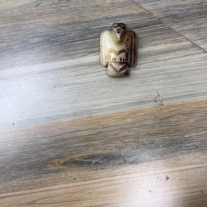 山***翁和田玉（青白玉）未镶嵌挂件