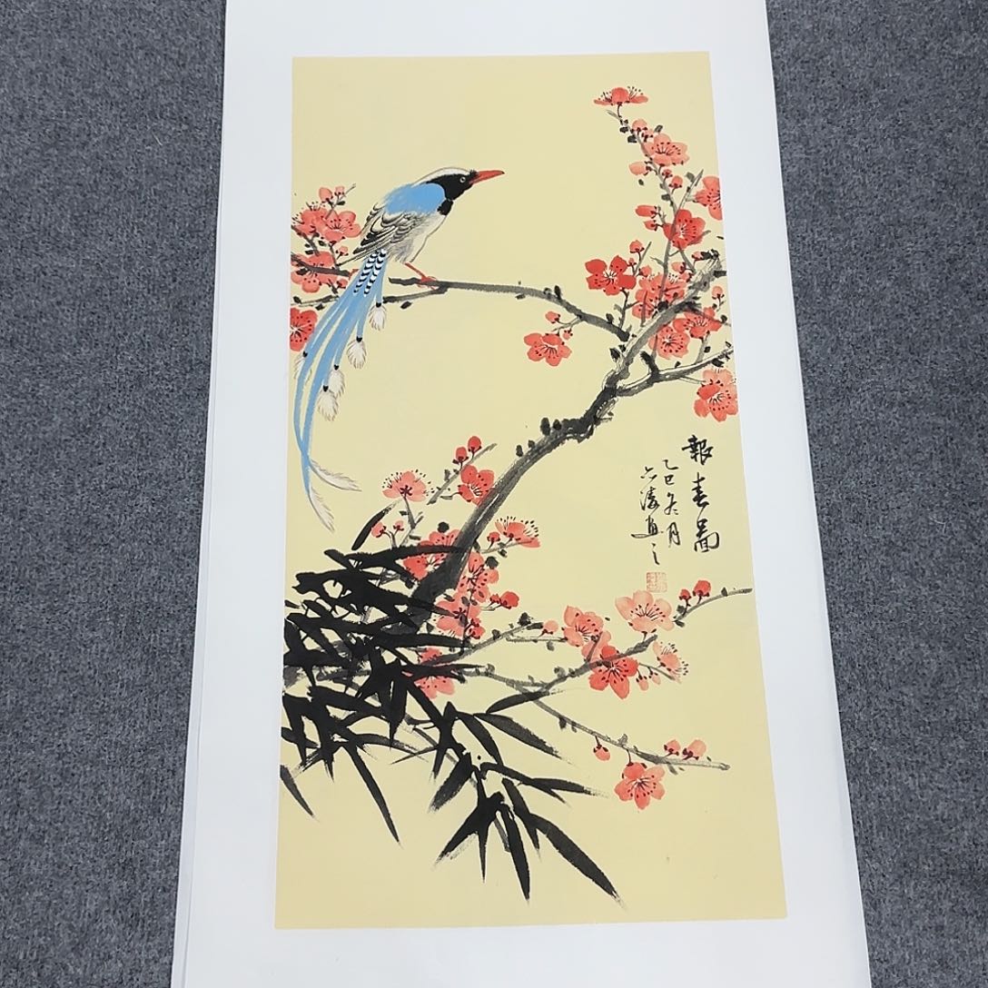 国画68*35纯手绘刘亦凌