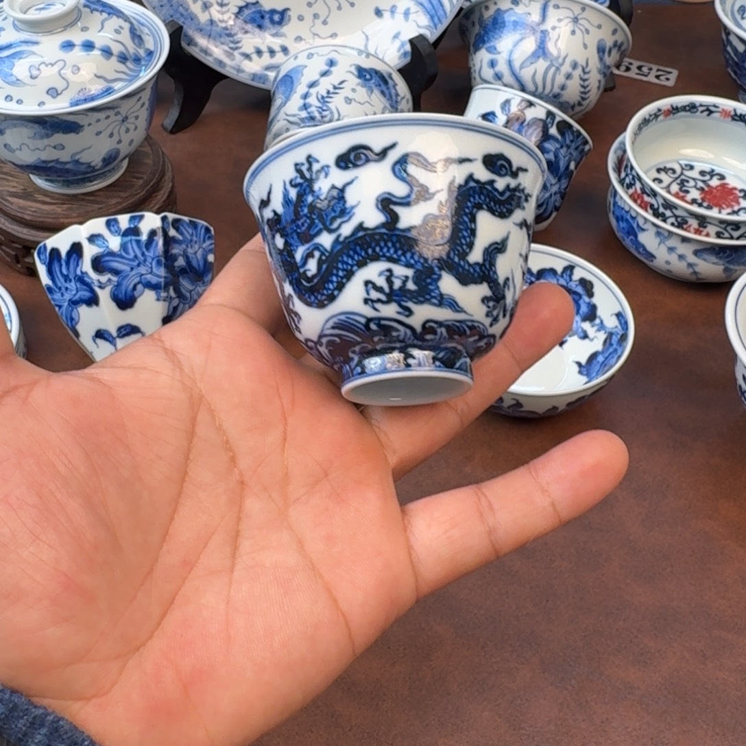 摆件陶双龙主人杯福利福利