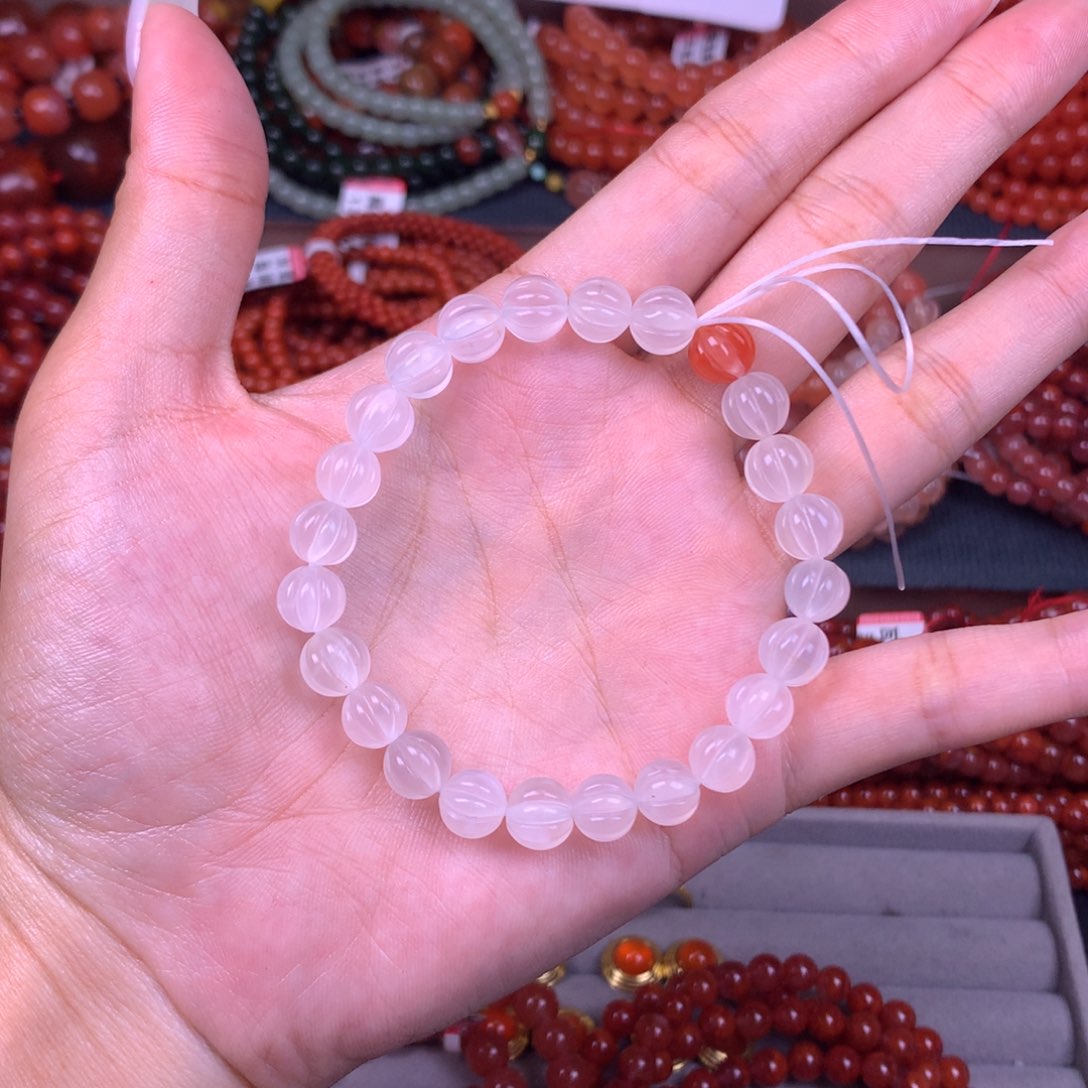 未镶嵌手链南红玛瑙8号卡8