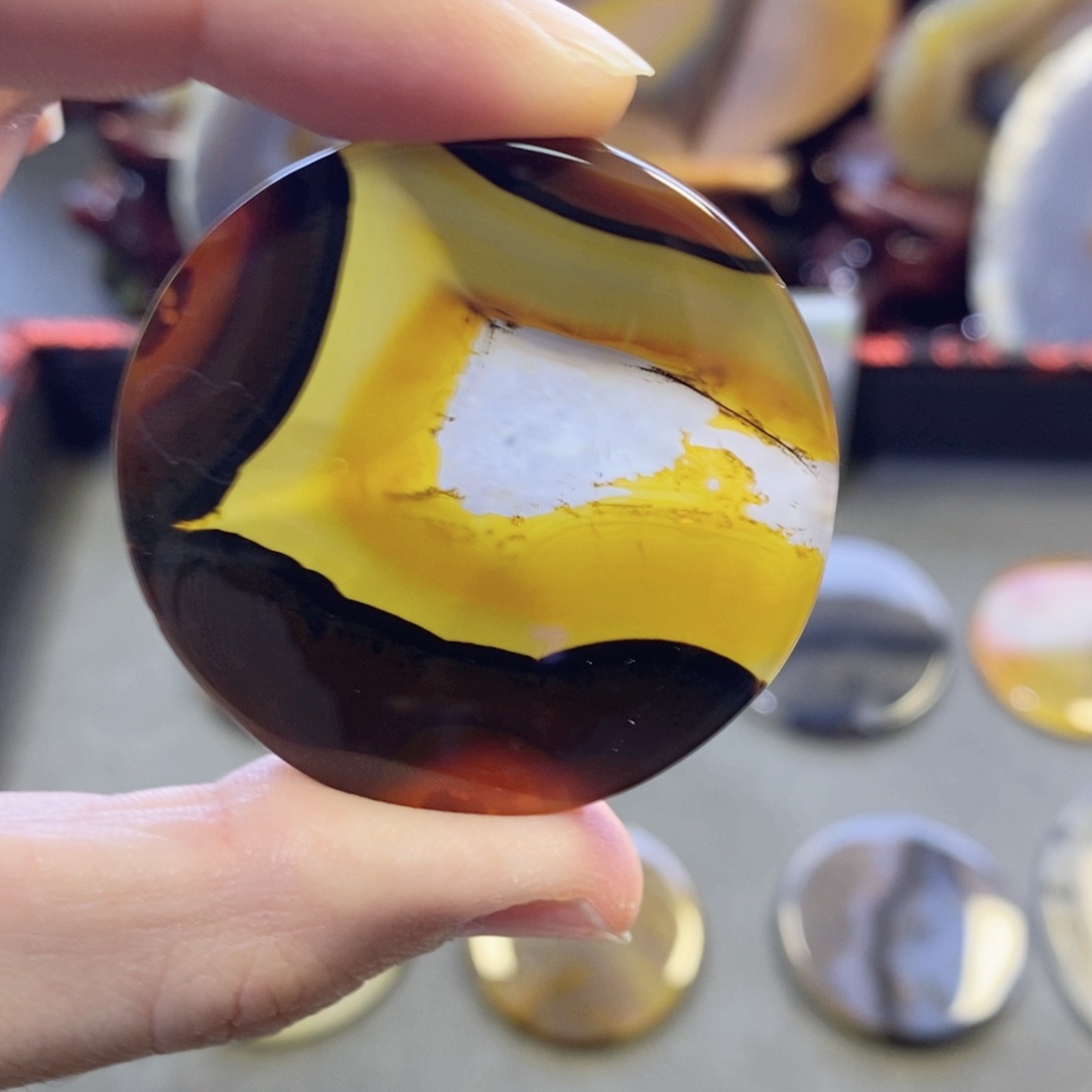 玛瑙/玉髓颈饰未镶嵌编号48