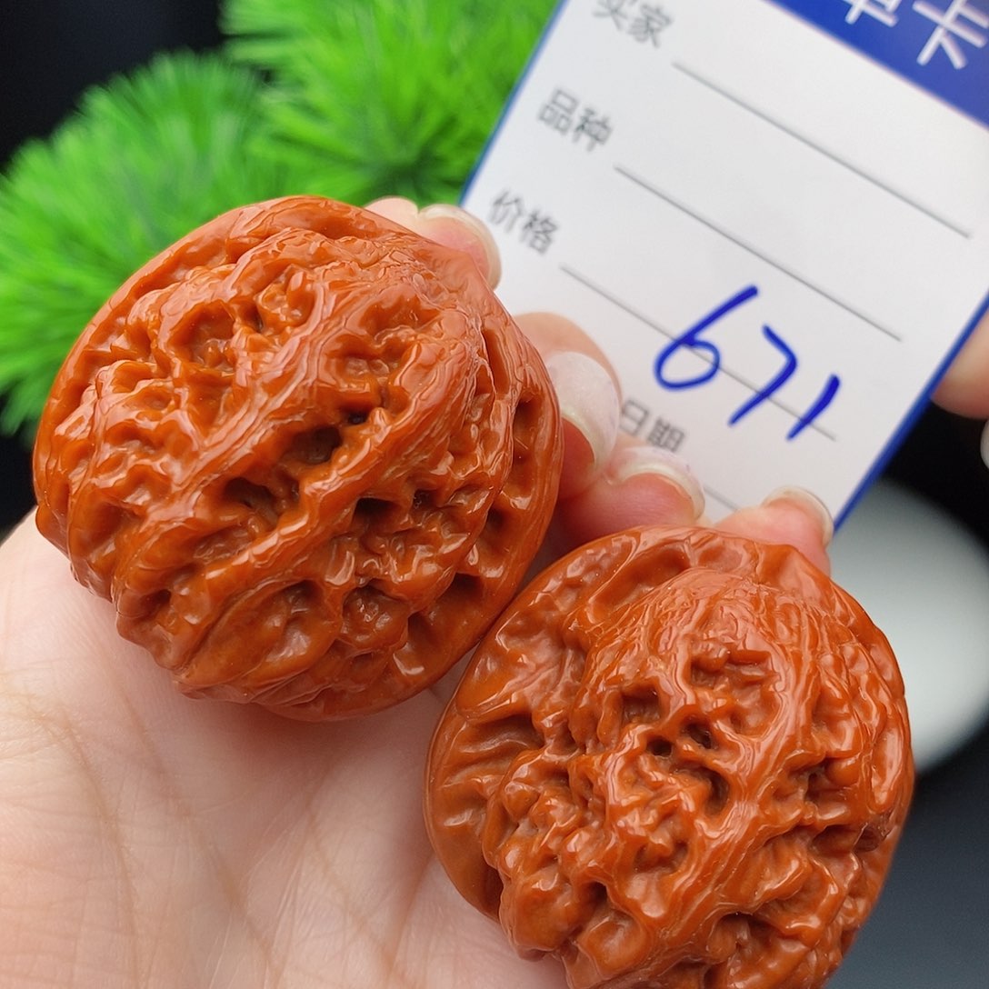 文玩核桃把件39凤凰台671