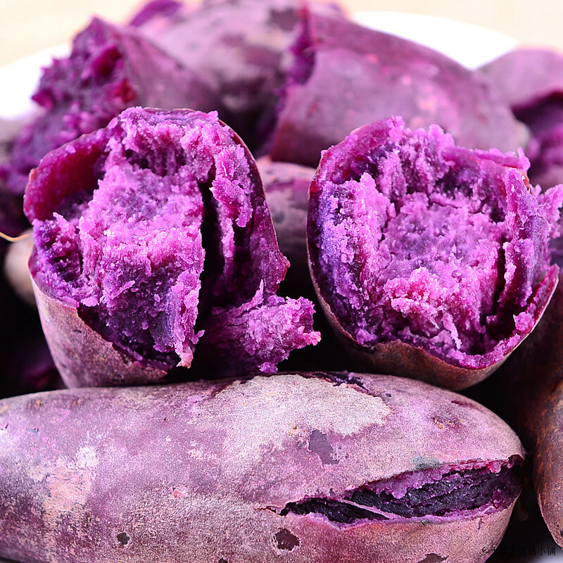 当季精品紫薯地瓜新鲜紫薯软糯香甜健康轻食生鲜蔬菜