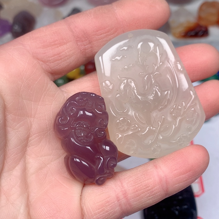 玛瑙/玉髓颈饰未镶嵌静*