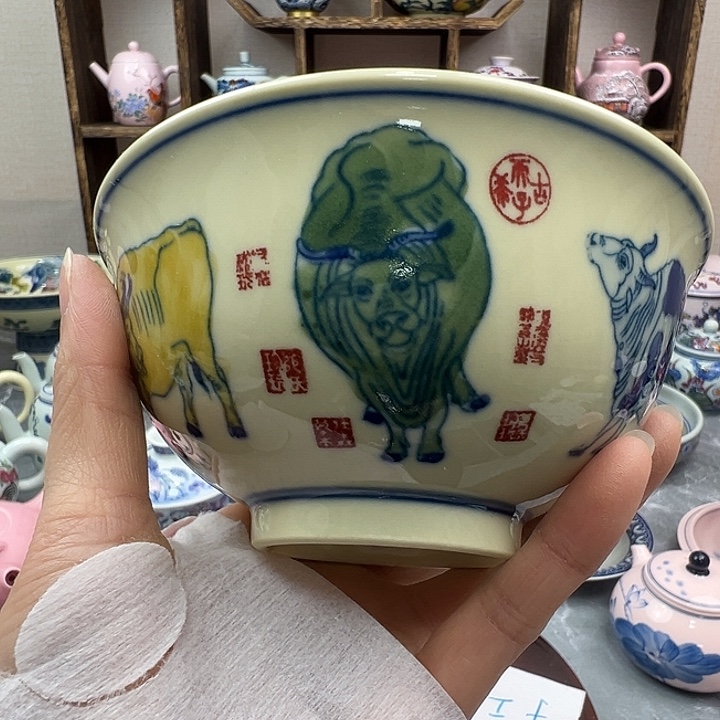 陶摆件景德镇陶瓷567老厂瓷85