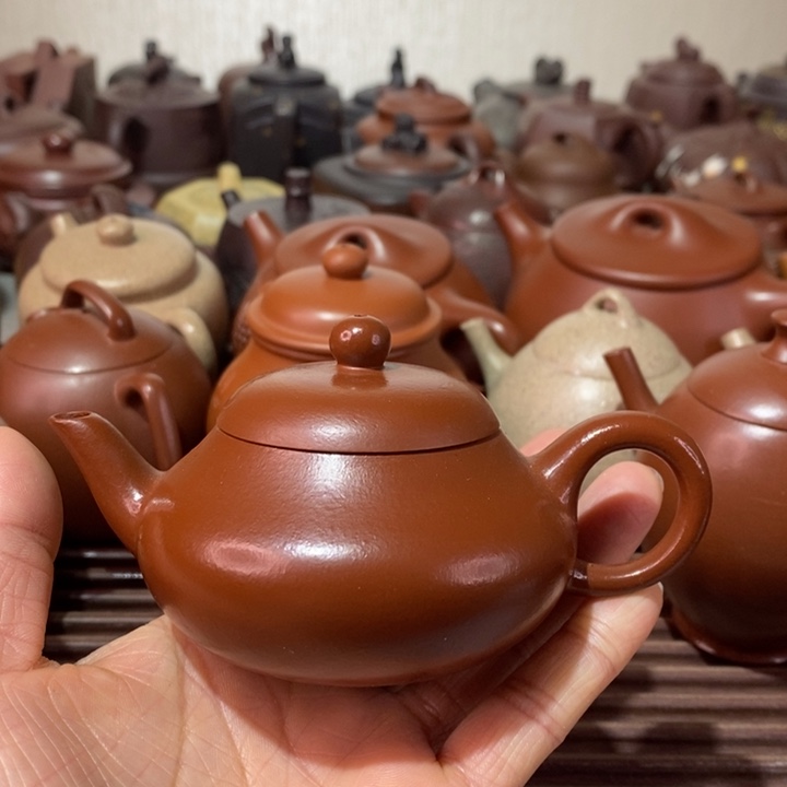 紫砂茶壶微瑕处理一把