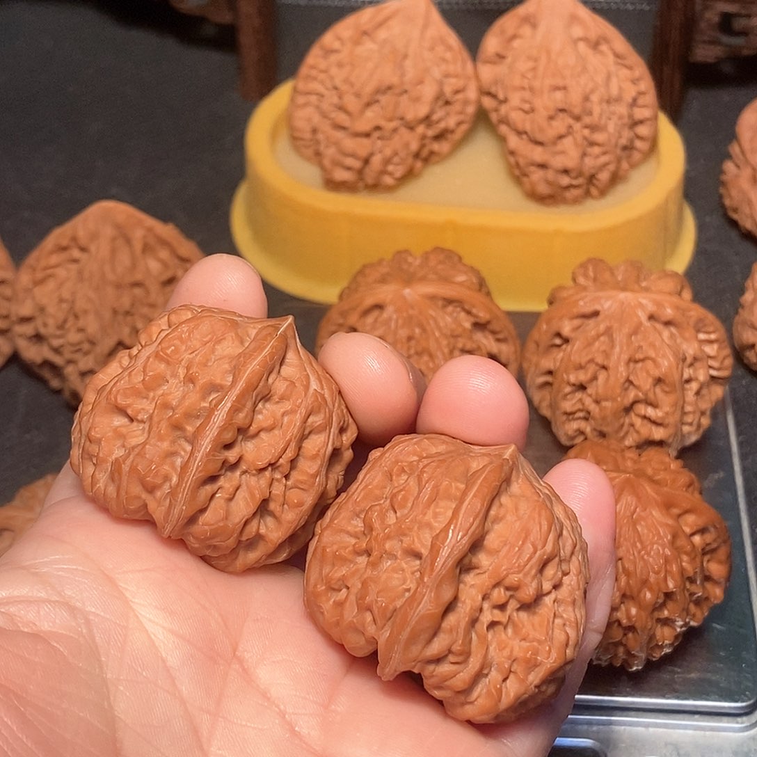 吊坠文玩核桃晚*凹底38尺