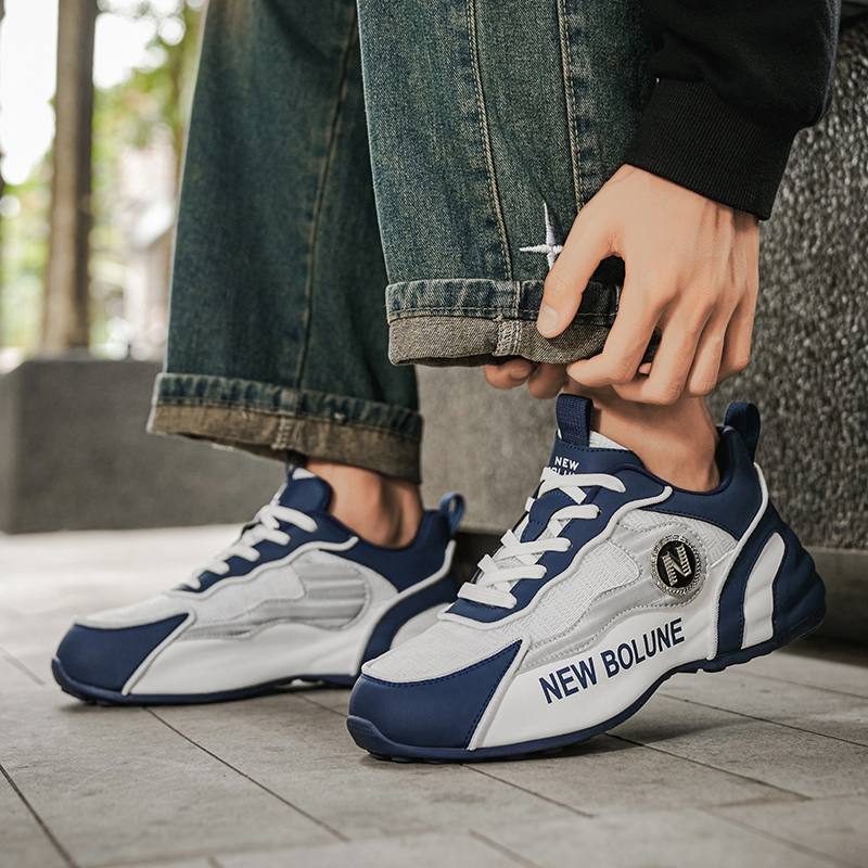 NEW BOLUNE/新百伦7988增高缝线运动风低帮时尚透气运动休闲鞋