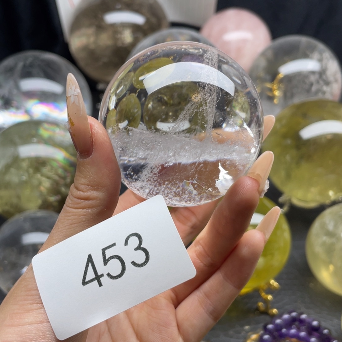 用***8水晶摆件未镶嵌453 6.1CM