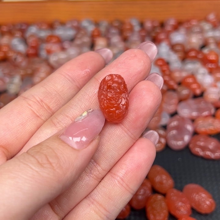 南红玛瑙未镶嵌吊坠(不含链)