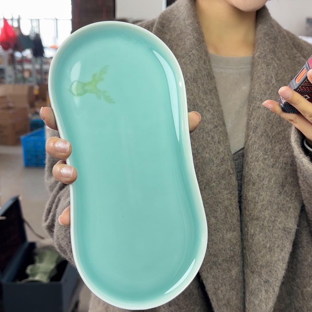 龙泉云间青瓷小米茶器