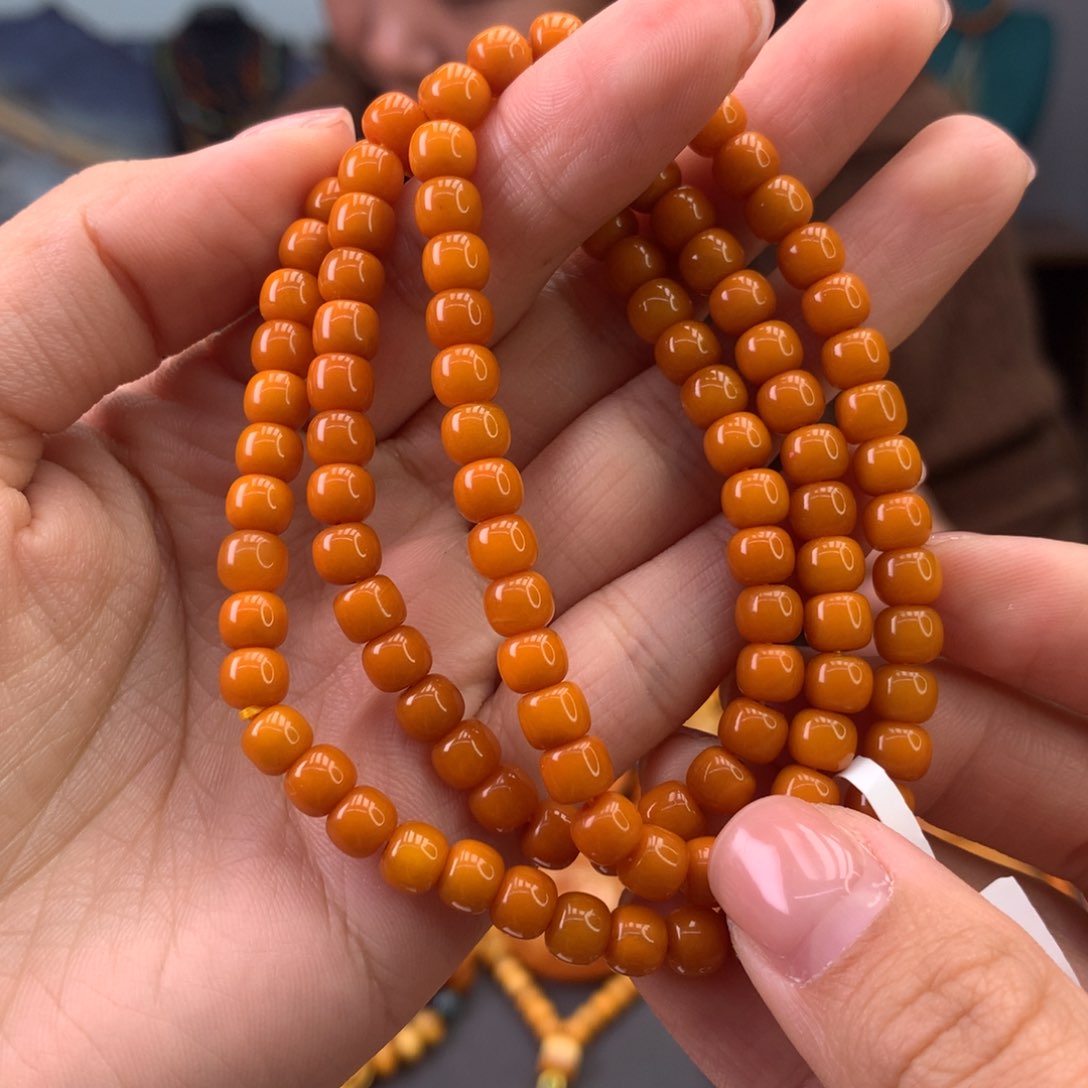 未镶嵌蜜蜡手串天然