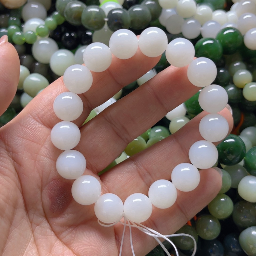 和田玉手链未镶嵌