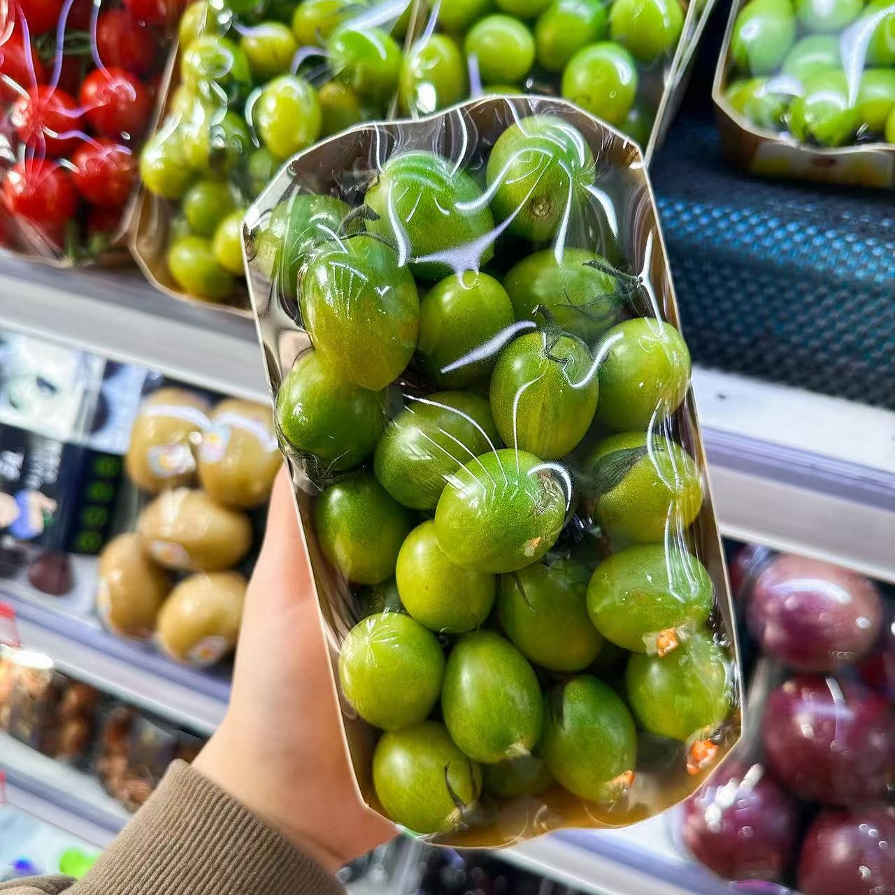 青口蜜番茄 500克绿色樱桃小番茄