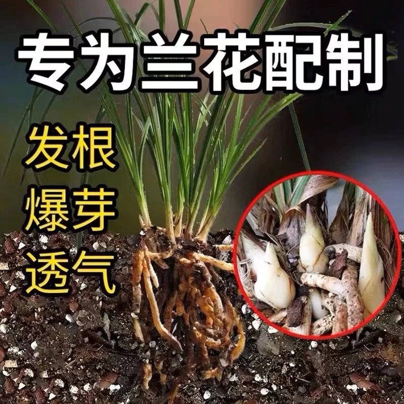 兰花专用营养土通用型养花种植土【8包】