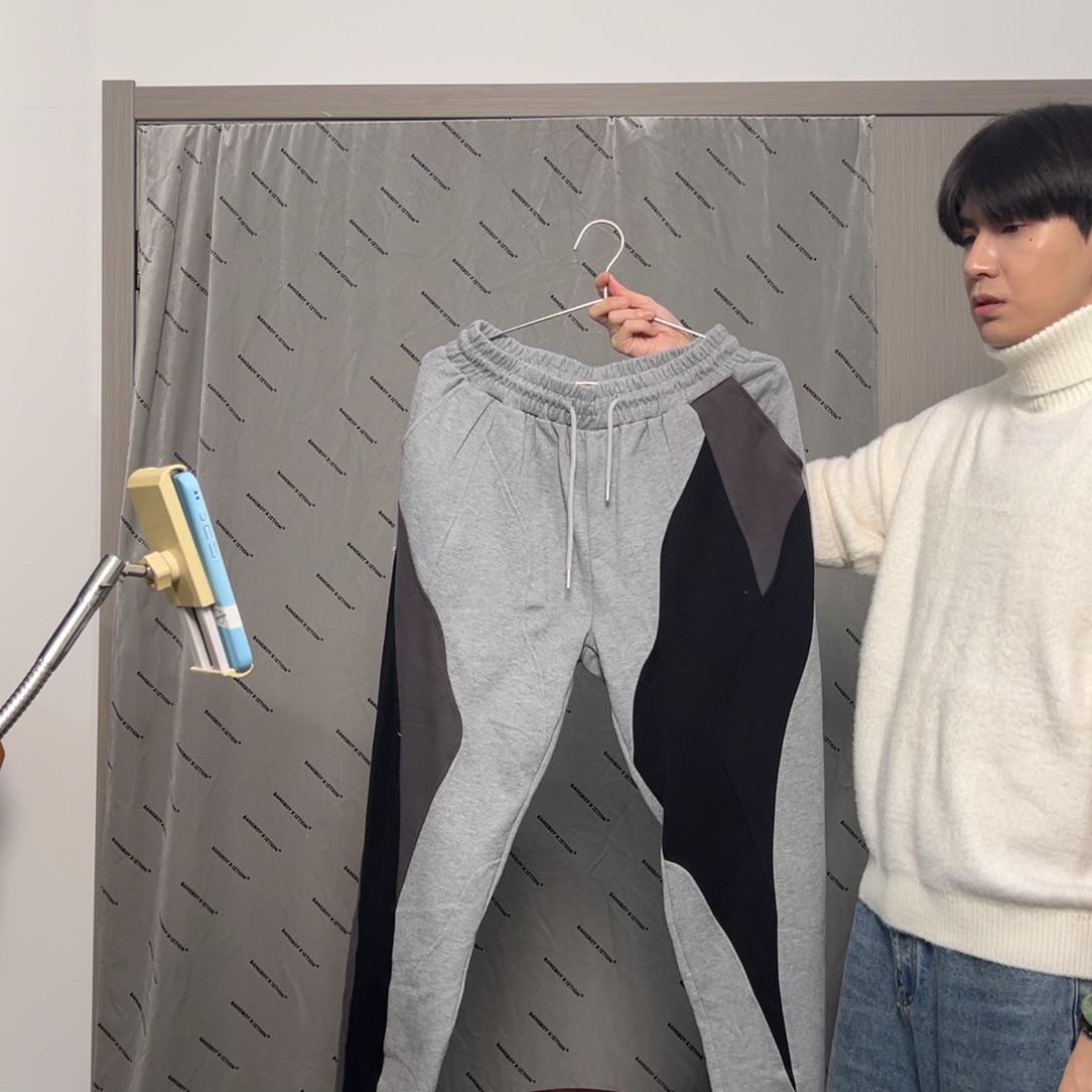 潮流时尚灰色休闲裤l码