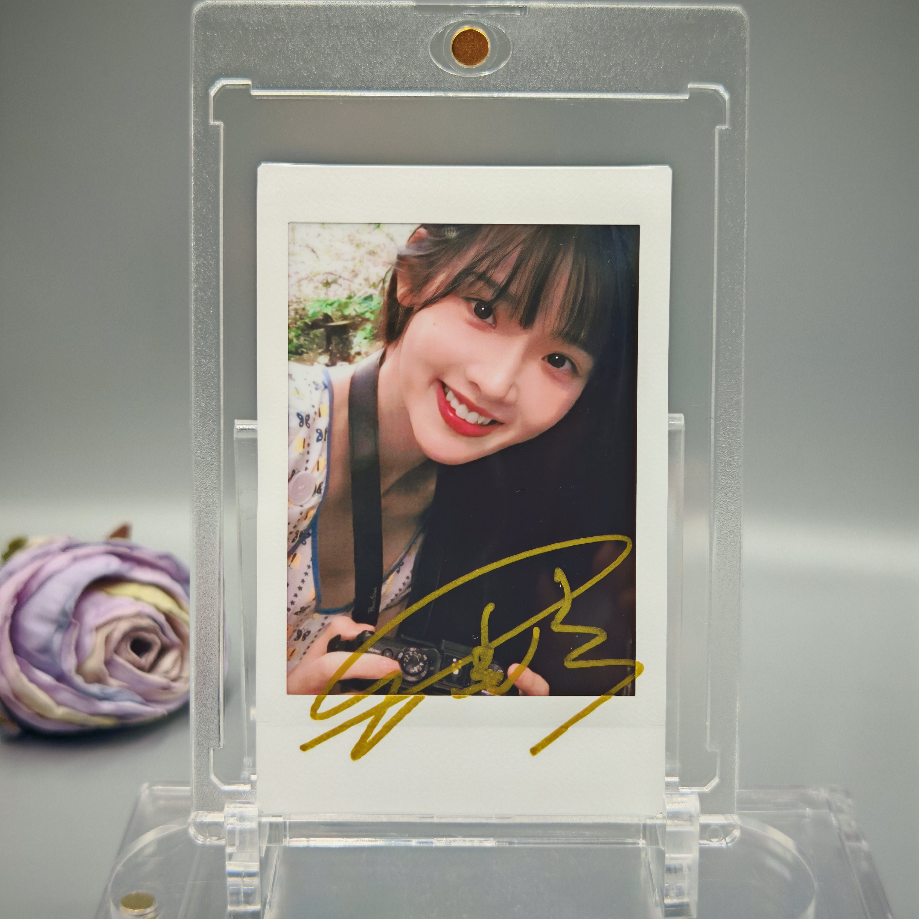 M1367【张淼怡】 签名正品拍立得照片