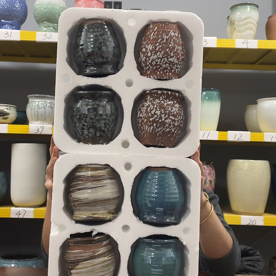 宜兴紫砂粗陶花盆10/12