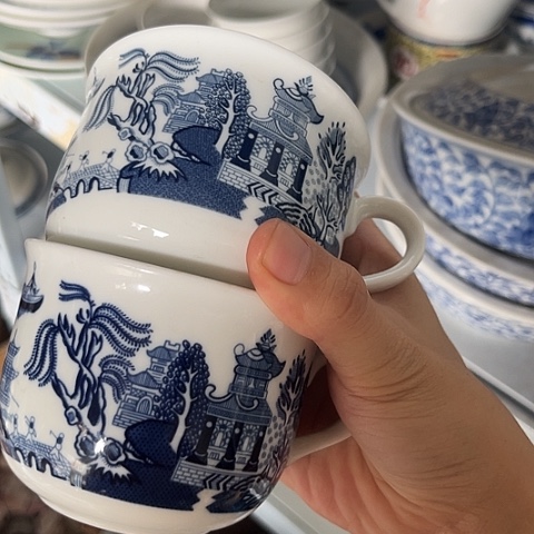 陶瓷咖啡杯两个陶瓷