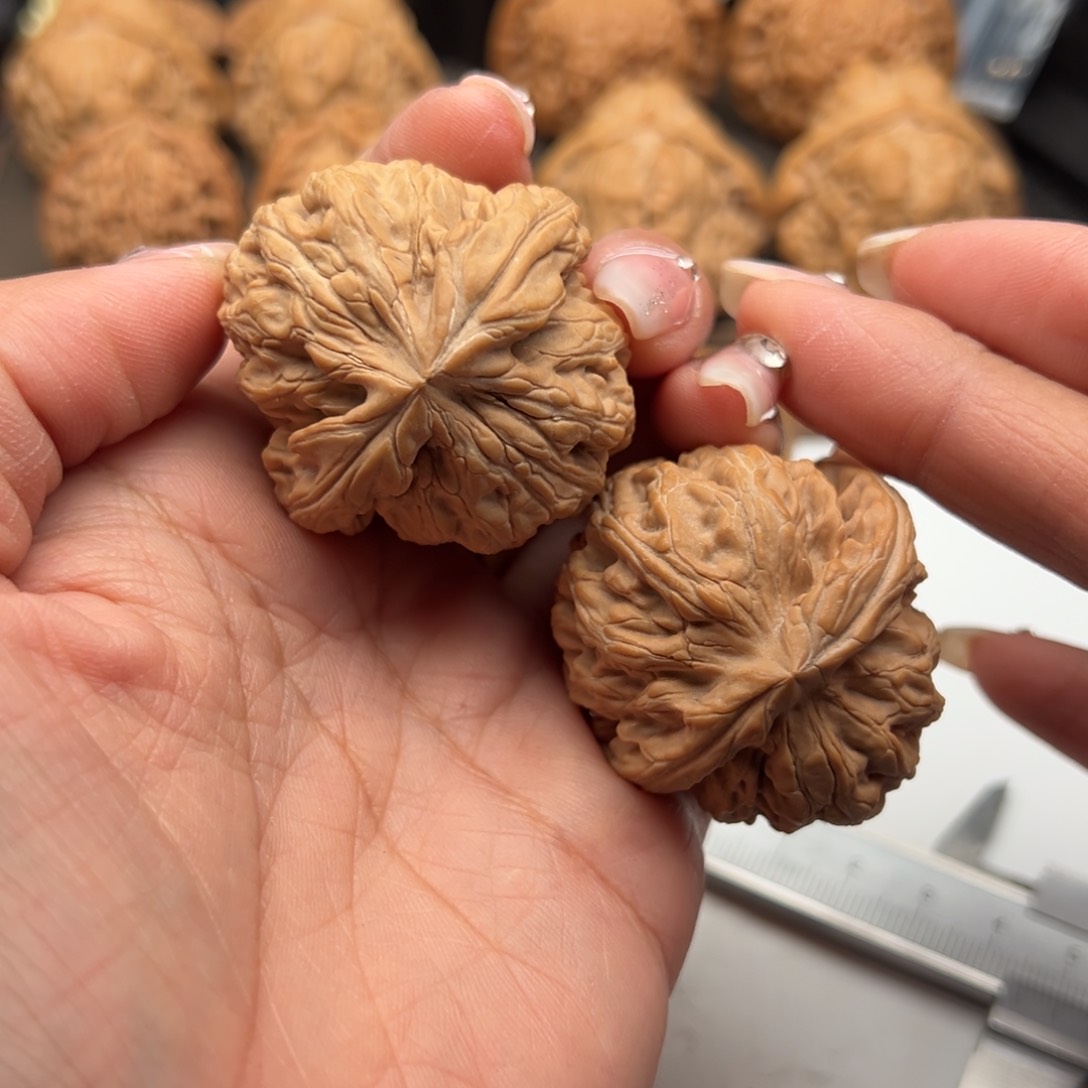 文玩核桃把件红锦鲤41