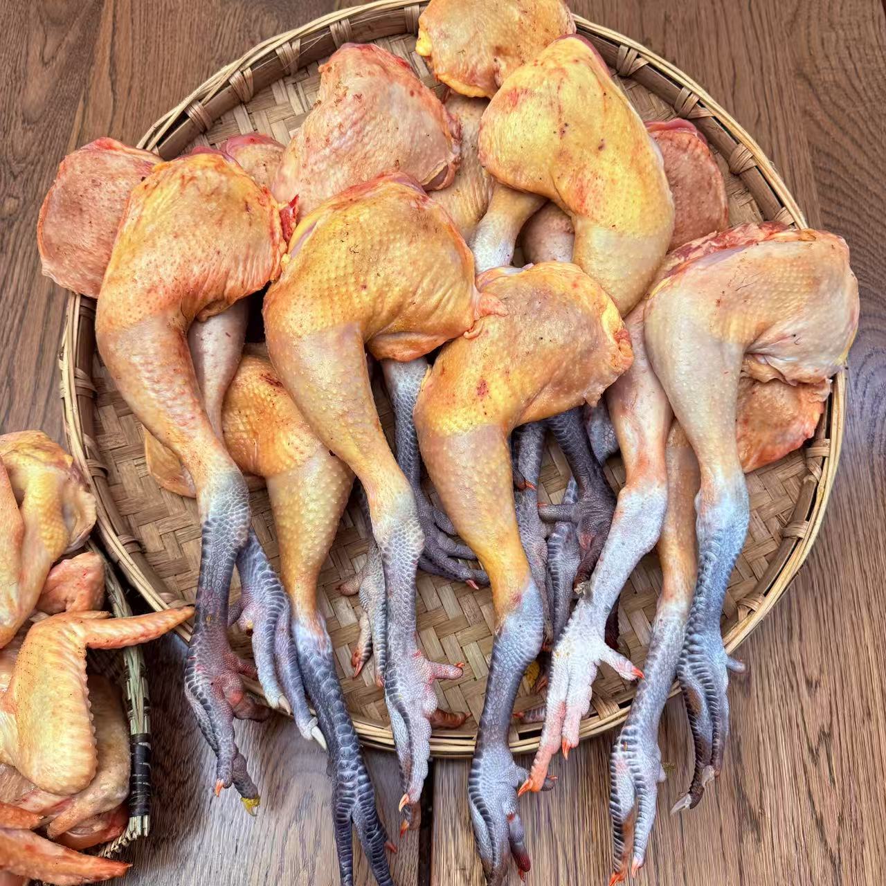 【高品屋 】拍6个黑爪土鸡腿送6个土鸡全翅 新鲜分割 顺丰冷链 包冰率不含冰