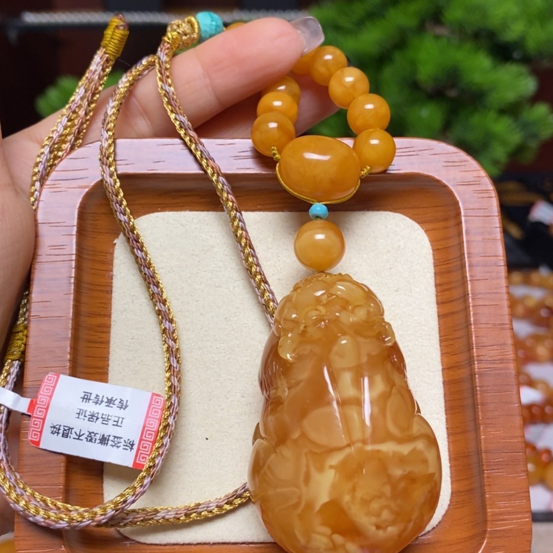 【闪购商品】蜜蜡颈饰未镶嵌项链