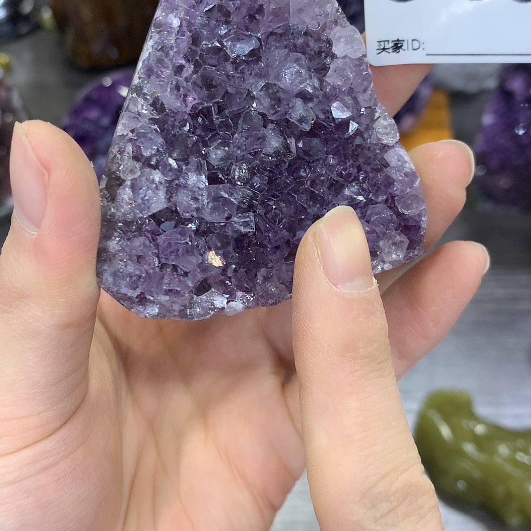 紫晶珠宝半成品未镶嵌943