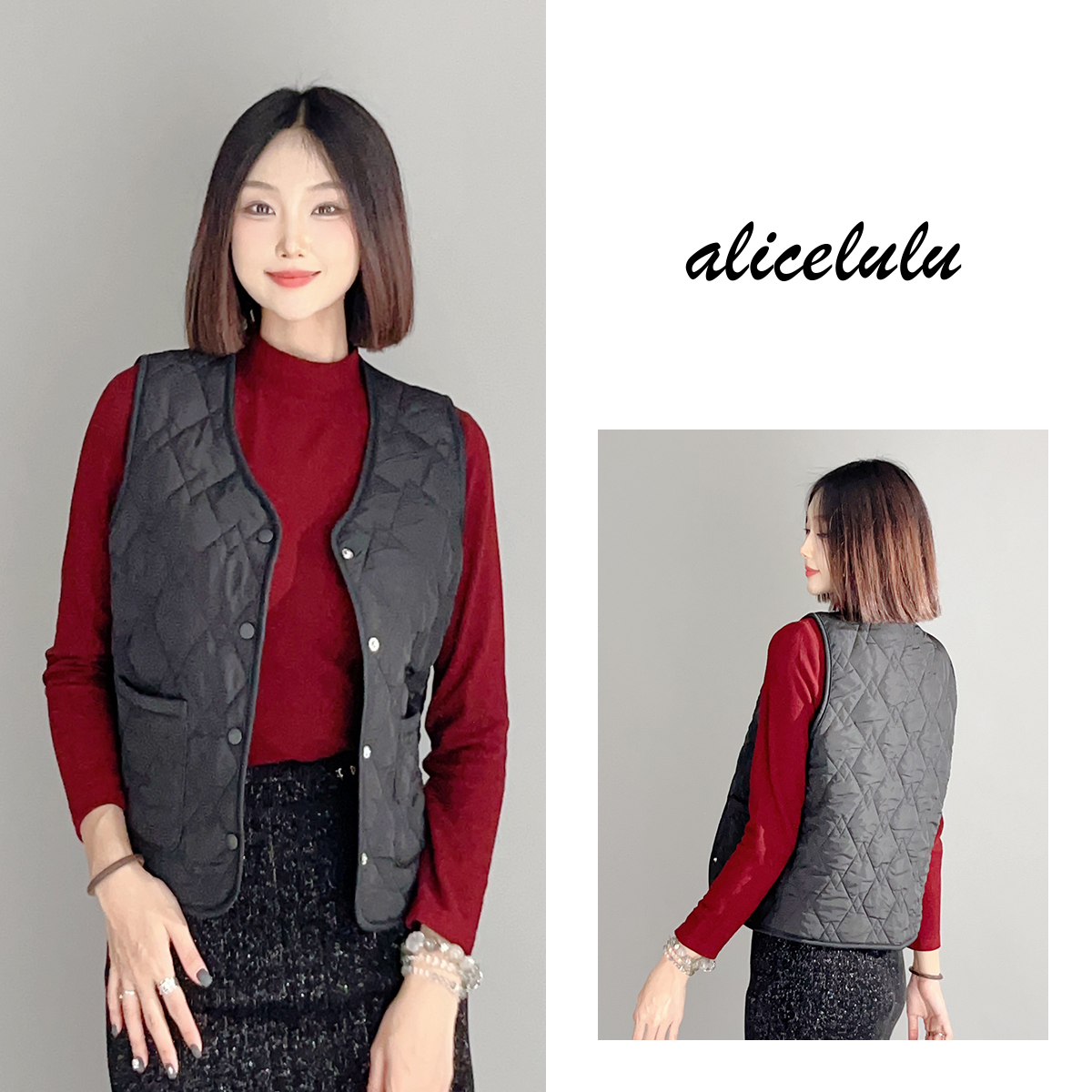 1 ALICE “暖在心”马夹 百搭叠穿 温暖升级 S2140482Tr