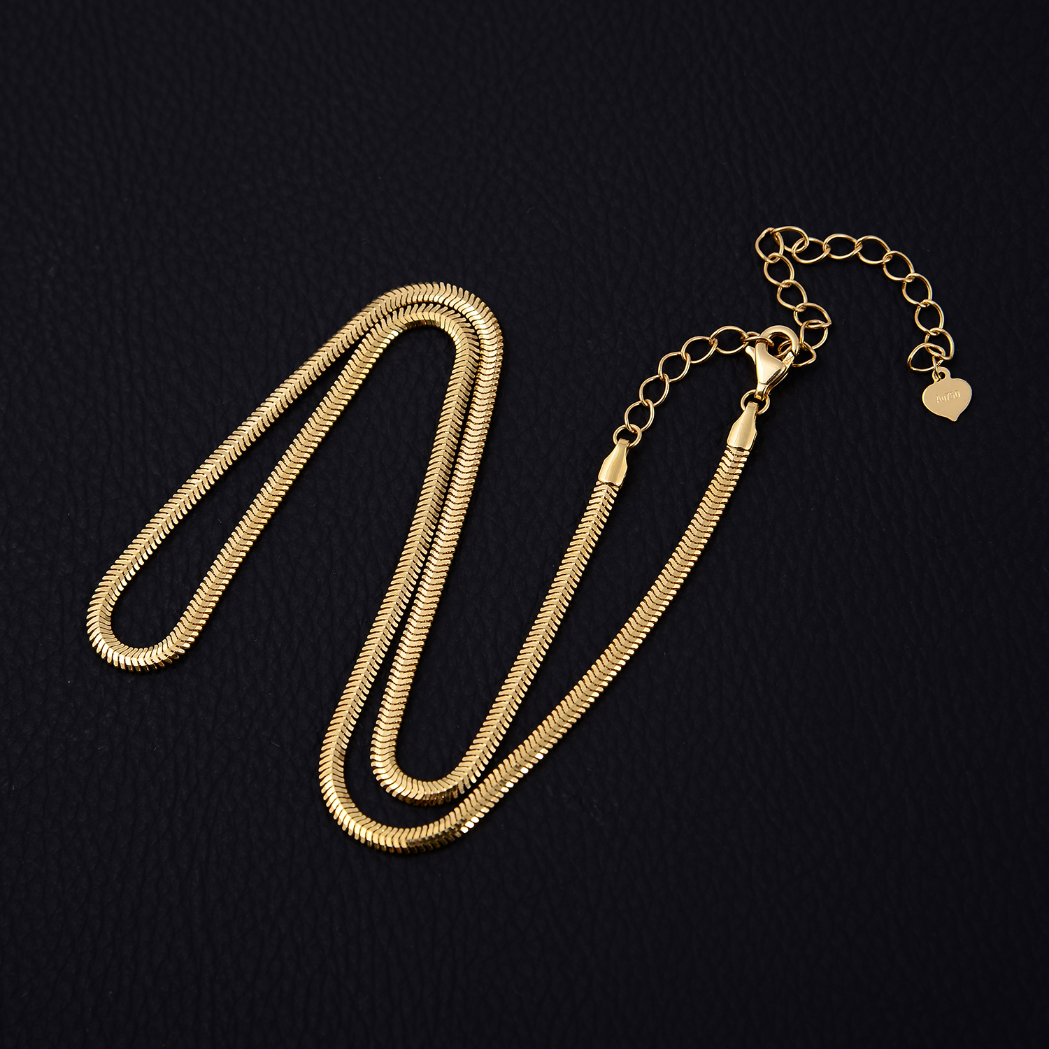 【鹿鸣】 18K金蛇骨项链 4.9g Y15 