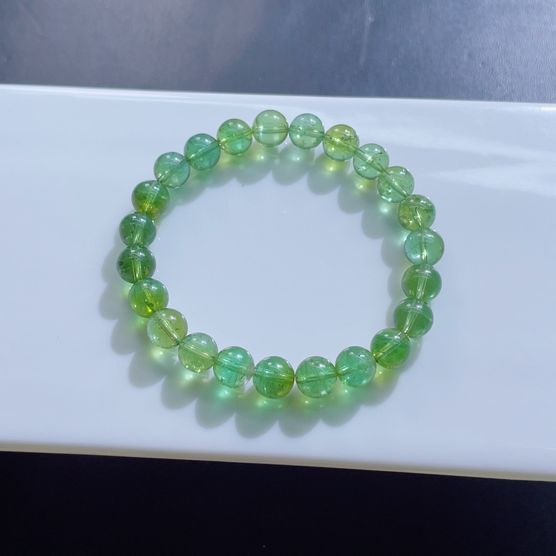 碧玺手链未镶嵌8.3mm左右