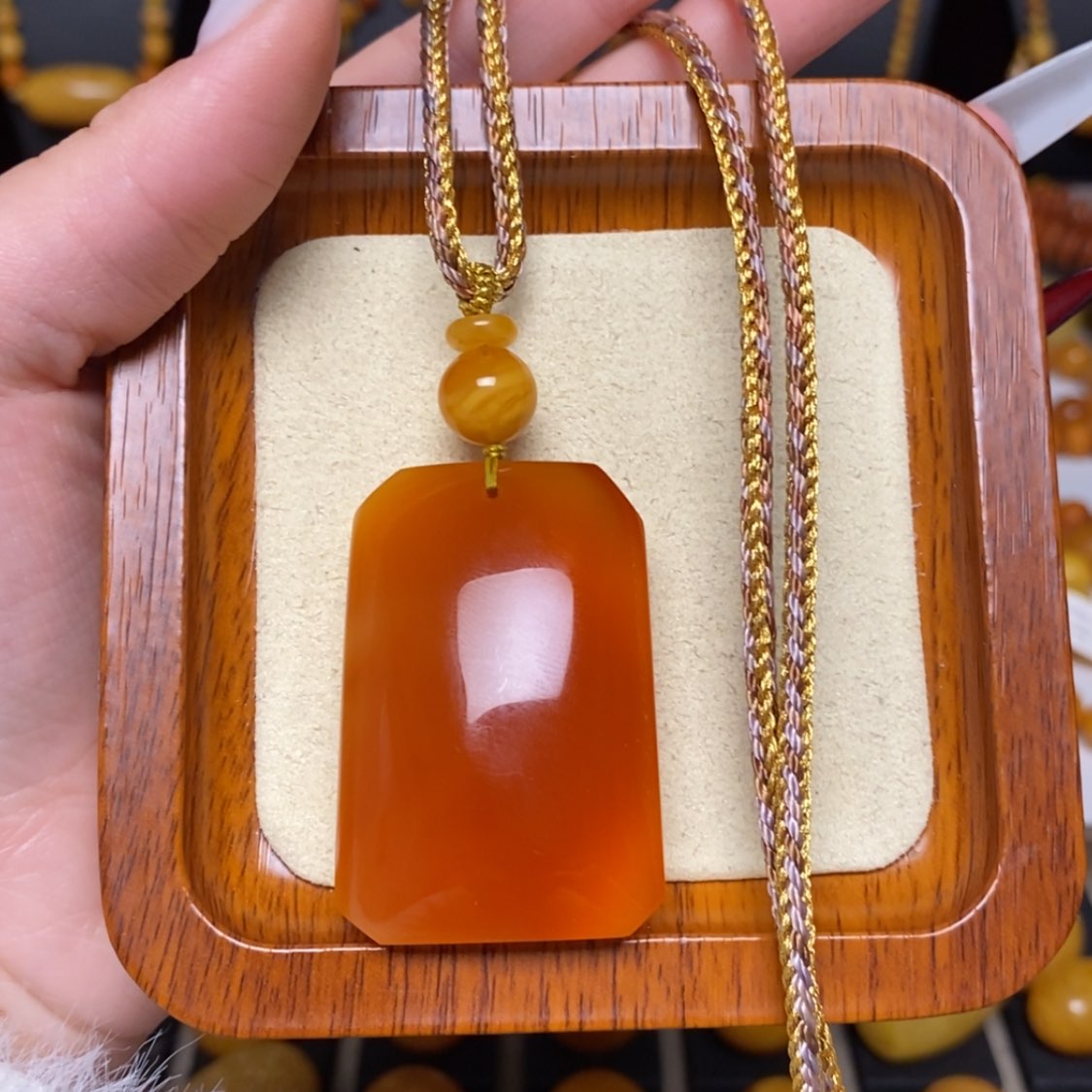 【闪购商品】未镶嵌颈饰蜜蜡项链