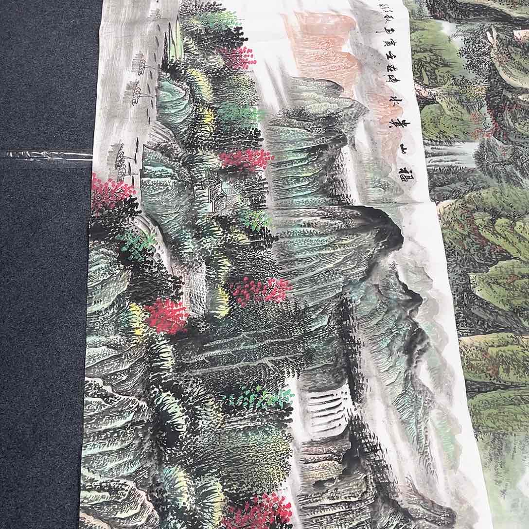 国画国画纯手工作品