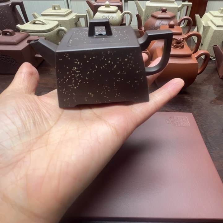 茶壶紫砂紫泥全手工100c c