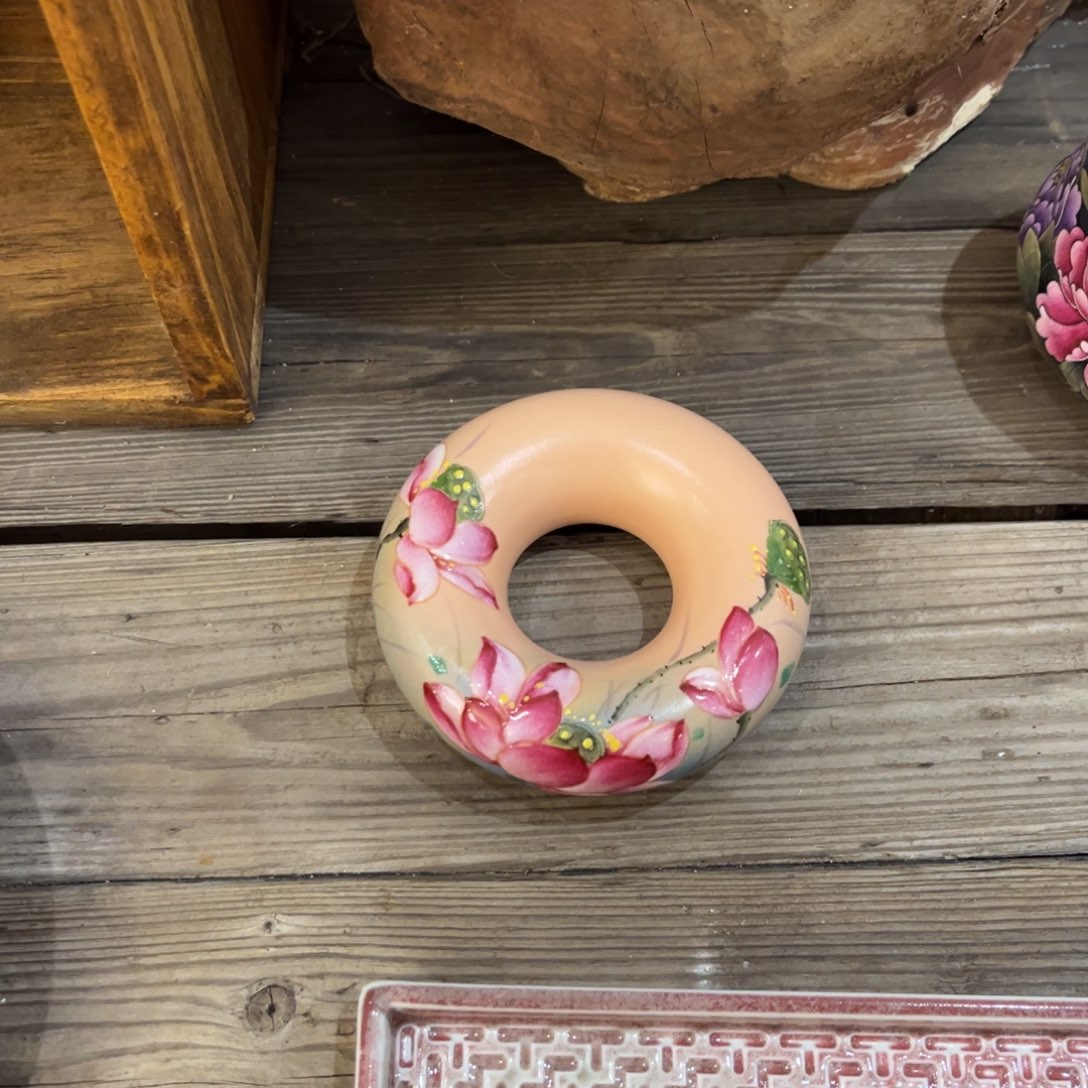 柴烧手工手绘陶瓷