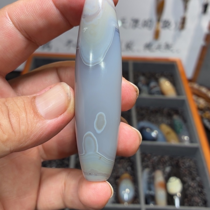 玛瑙/玉髓散珠_HEIMORI 天然天珠