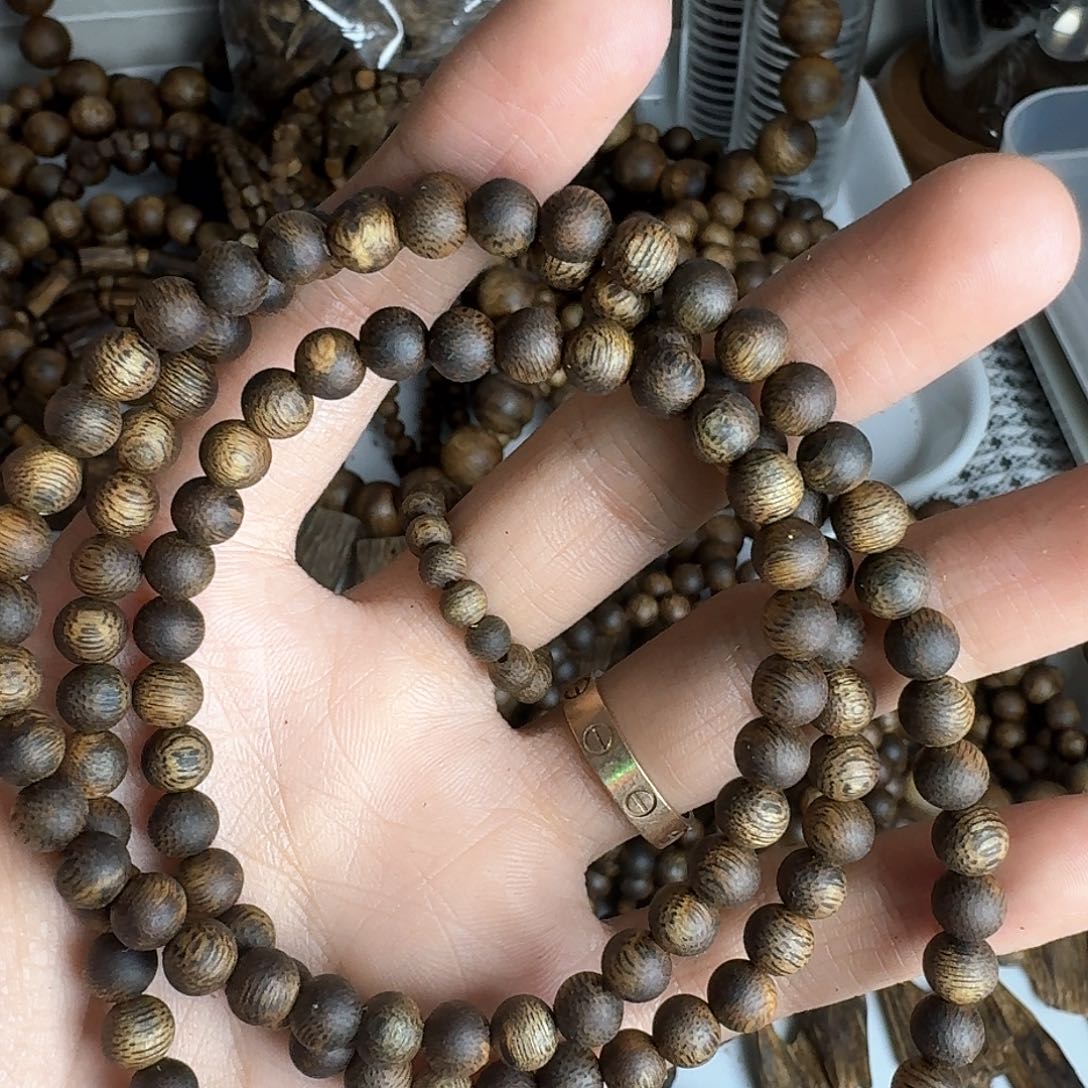 手串沉香奇楠沉香绿奇手串多圈多样性发1