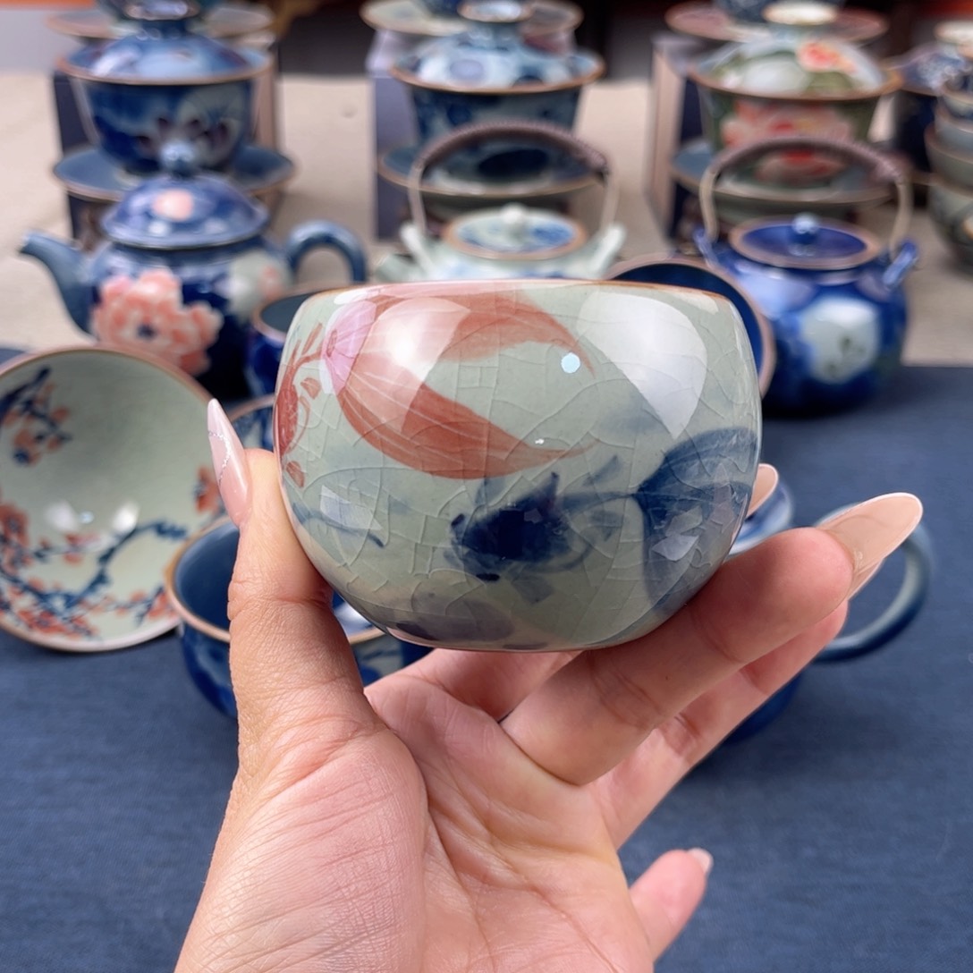杯景德镇手绘手工茶具