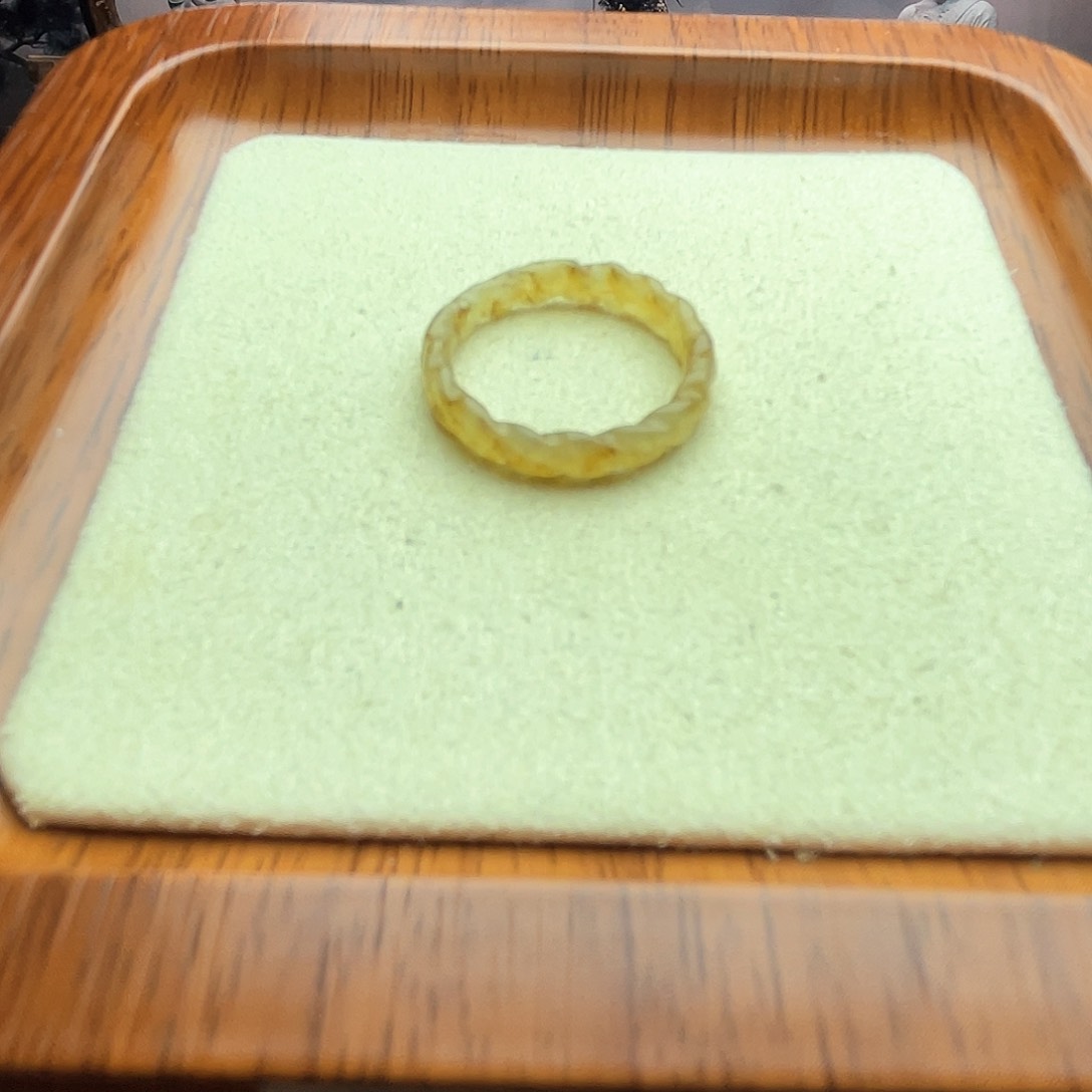 和田玉颈饰未镶嵌桂花糖麻花16号