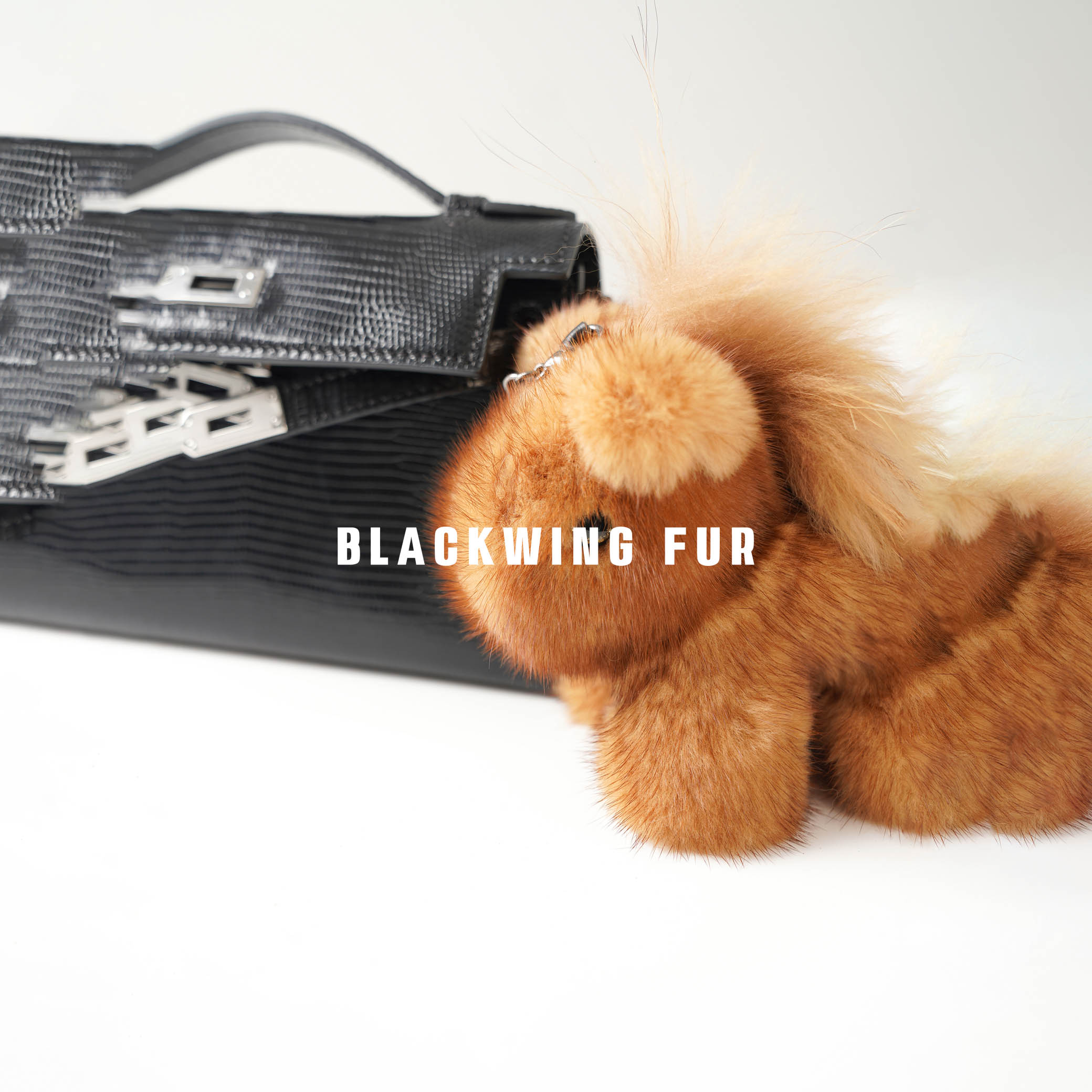  [黑翼严选.小马挂件]包包挂件艳红啡小马挂件