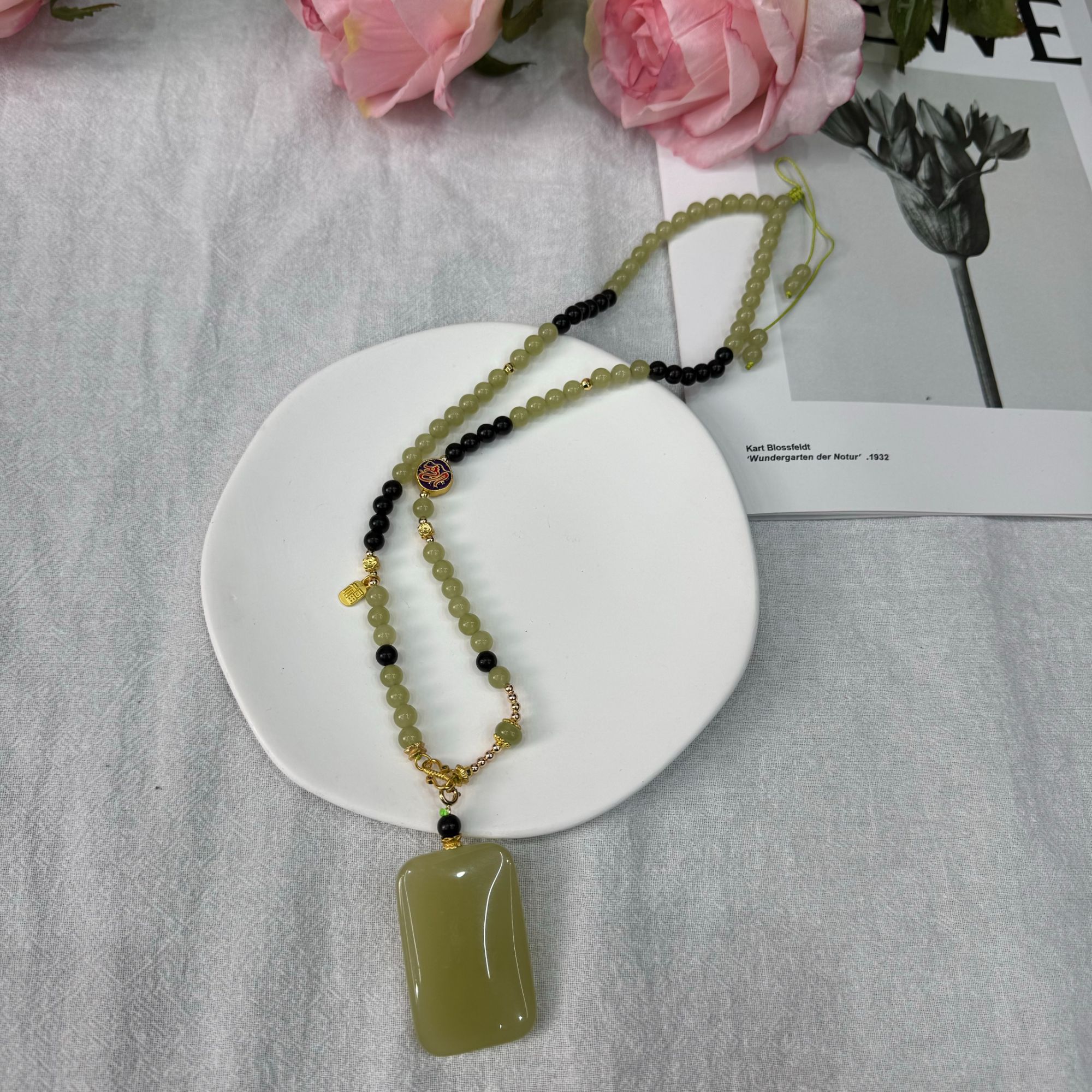 高定珠宝无事牌项链HF1107S0818