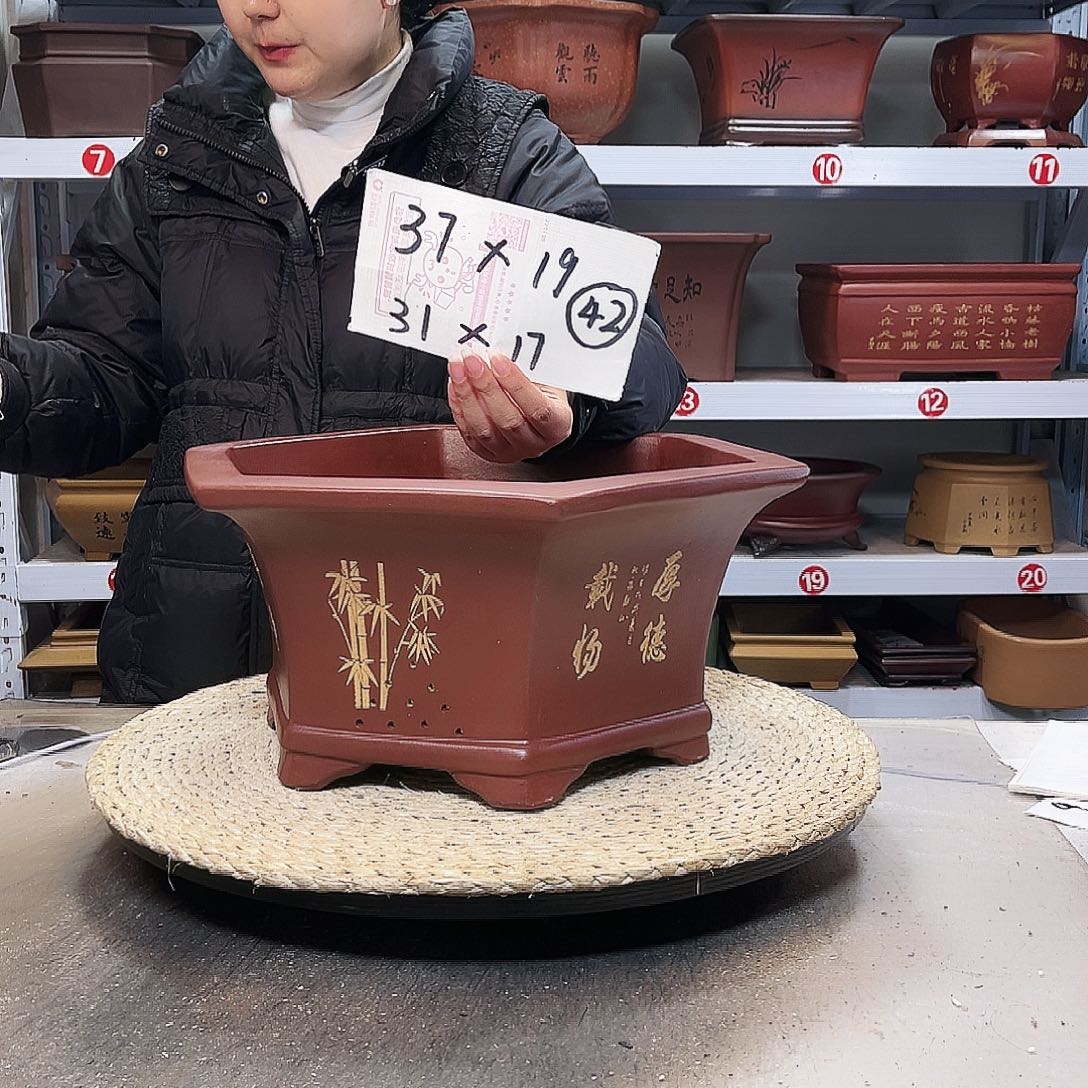 紫砂花盆紫砂花盆