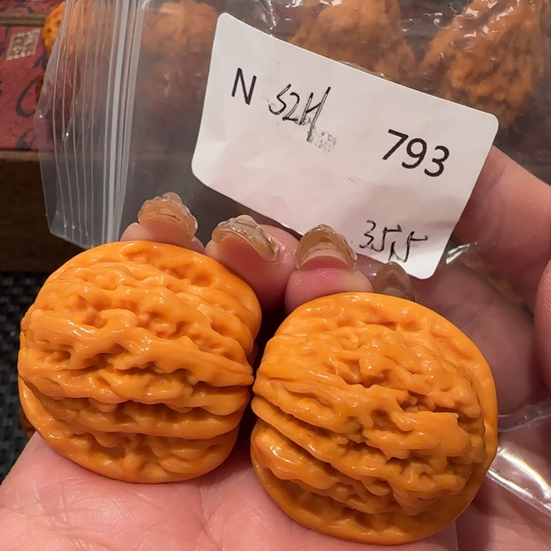 桃核吊坠四座楼35精品