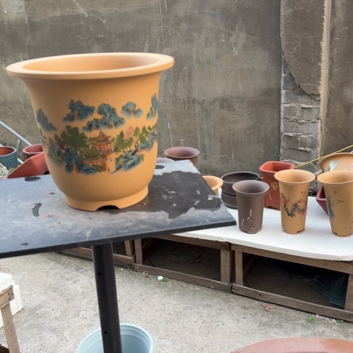 高度21口径24单只紫砂花盆