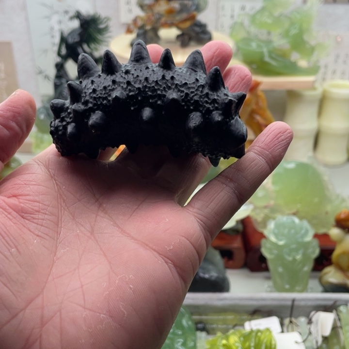 蛇纹石玉未镶嵌四大名玉手把