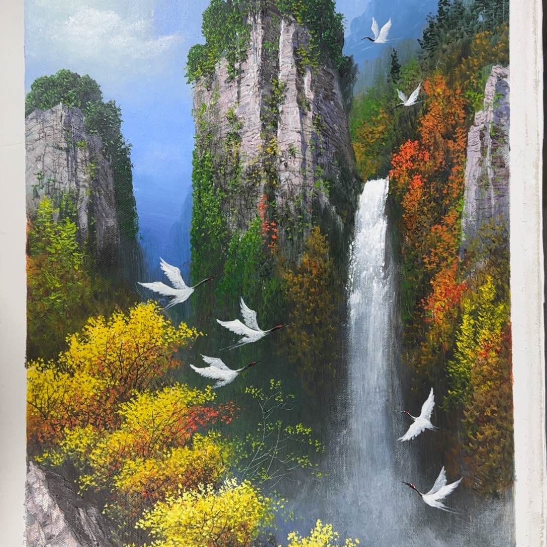 油画加油加油努力加油加油