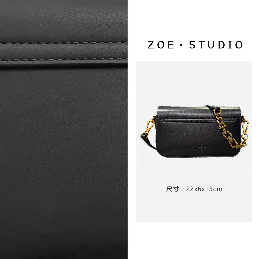 【佐伊甄选】GQ-24872-黑色(预)时尚女士小众秋冬小方包网红洋气