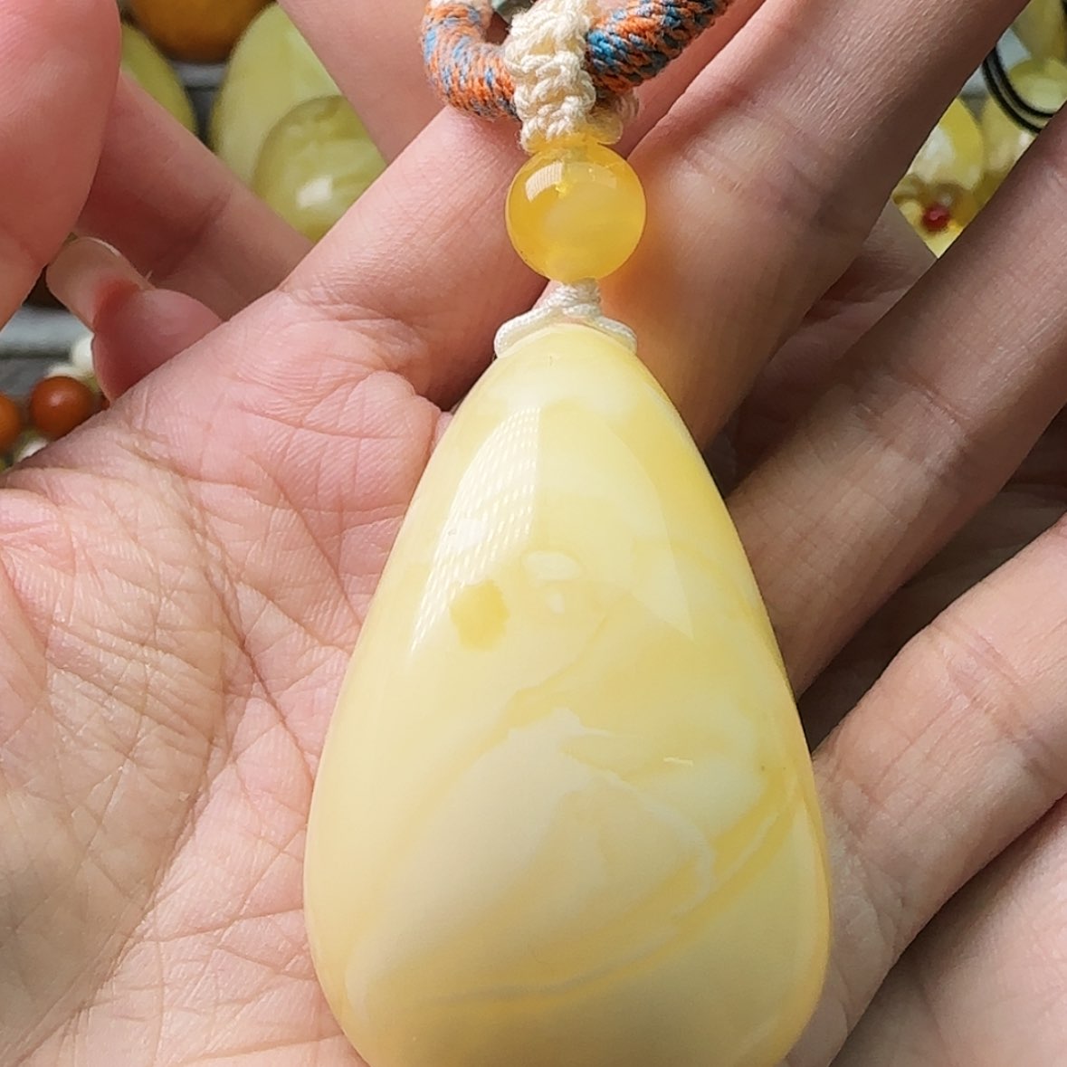 【闪购商品】琥珀颈饰未镶嵌吊坠