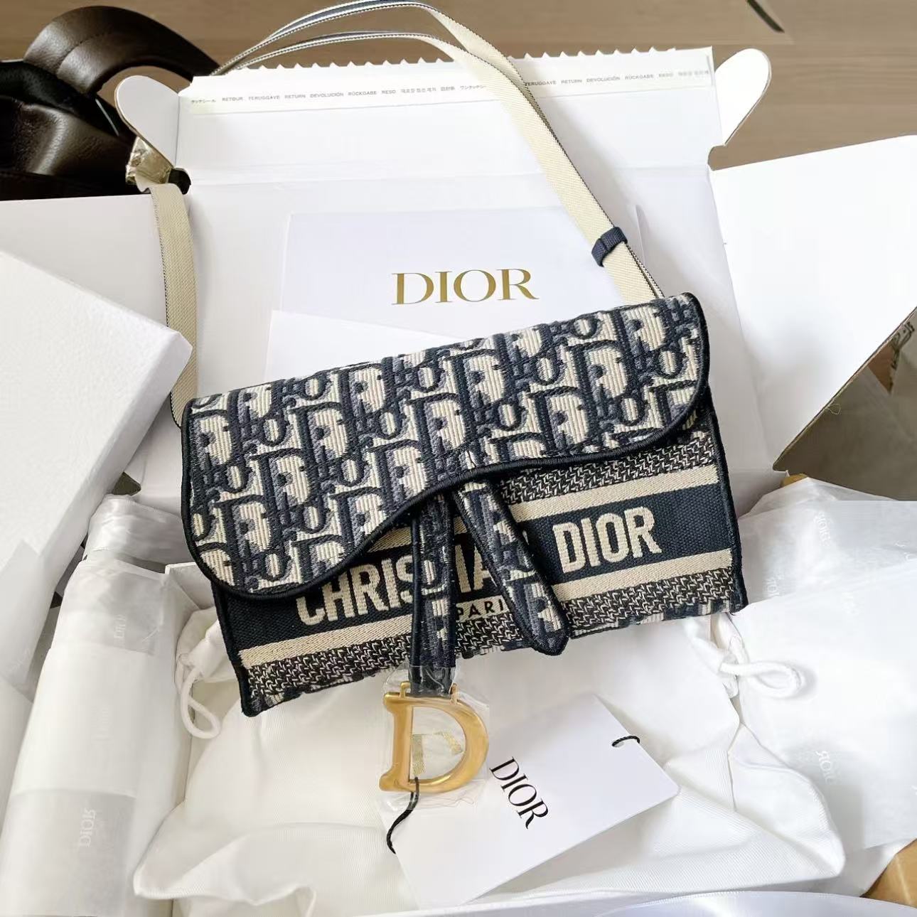 95新 DIOR/迪奥 DIOR老花腰包 25120127-08