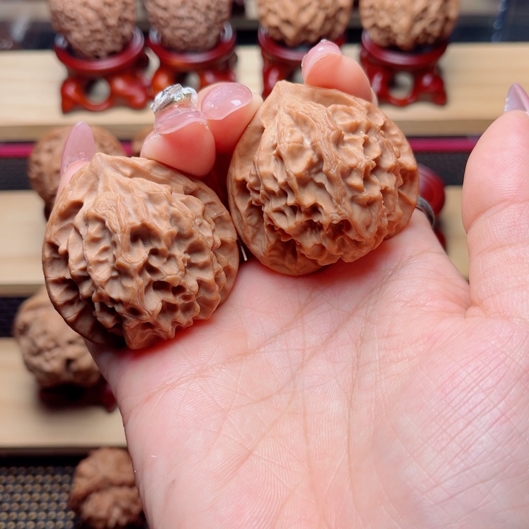 吊坠文玩核桃龙鳞43