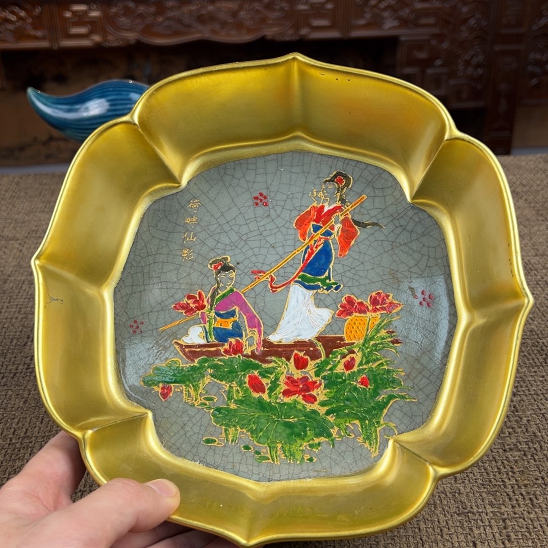 瓷片陶瓷艺术瓷器摆件